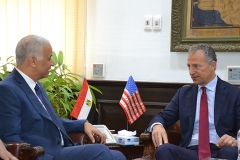 Visit of the Ambassador of the United States of America in Cairo,